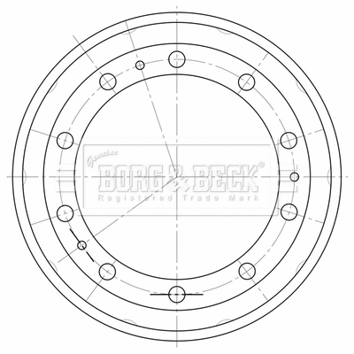 Brake Drum (BBR32530)