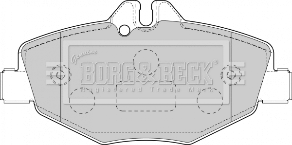Brake Pad Set, disc brake (BBP1796)