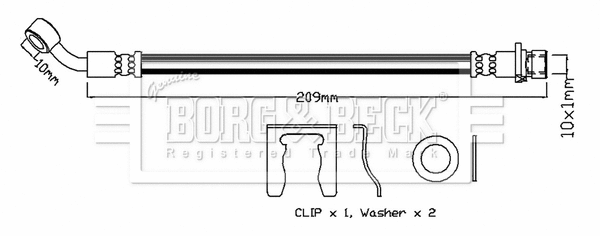 Brake Hose (BBH7757)