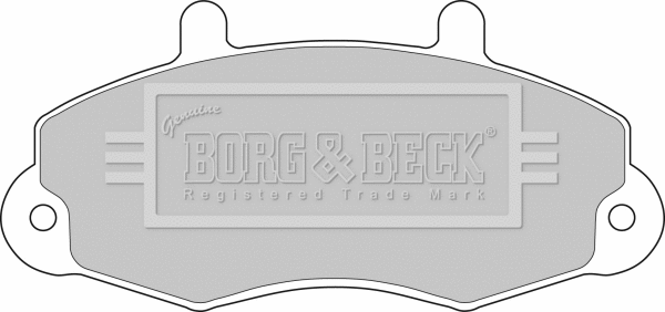 Brake Pad Set, disc brake (BBP1107)