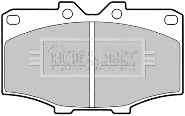 Brake Pad Set, disc brake (BBP1278)