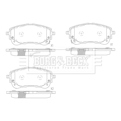 Brake Pad Set, disc brake