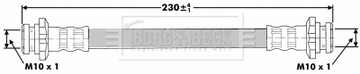 Brake Hose (BBH6883)
