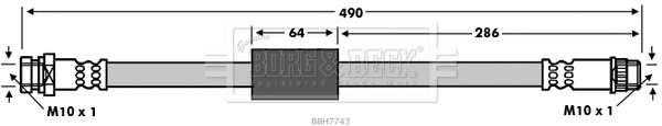 Brake Hose (BBH7743)