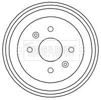 Brake Drum (BBR7213)