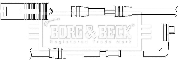 Warning Contact, brake pad wear (BWL3029)