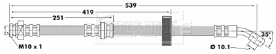 Brake Hose (BBH6498)