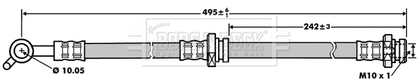 Brake Hose (BBH7160)