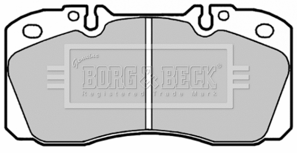 Brake Pad Set, disc brake (BBP1660)