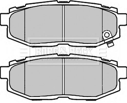 Brake Pad Set, disc brake (BBP2372)