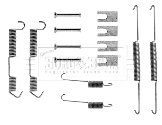 Accessory Kit, brake shoes (BBK6005)