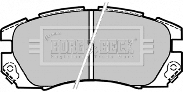 Brake Pad Set, disc brake (BBP1479)