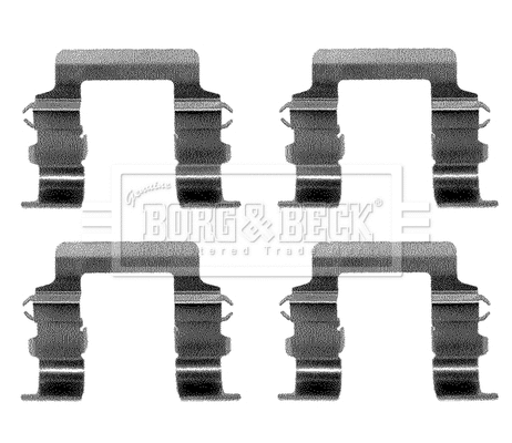Accessory Kit, disc brake pad (BBK1099)