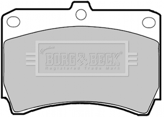 Brake Pad Set, disc brake (BBP1365)