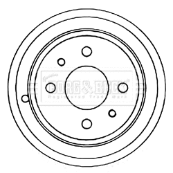 Brake Drum (BBR7086)