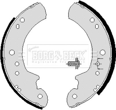 Brake Shoe Set (BBS6191)