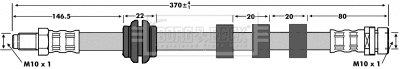 Brake Hose (BBH6753)