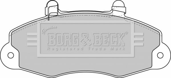 Brake Pad Set, disc brake (BBP1624)
