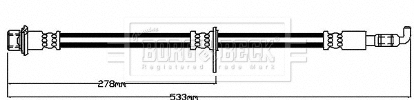 Brake Hose (BBH8546)