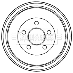 Brake Drum (BBR7236)