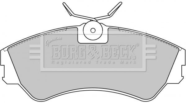 Brake Pad Set, disc brake (BBP1316)