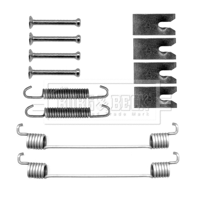 Accessory Kit, brake shoes (BBK6174)