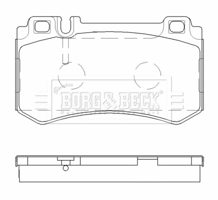 Brake Pad Set, disc brake (BBP2478)