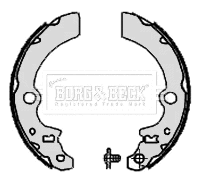 Brake Shoe Set (BBS6333)