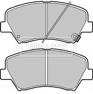 Brake Pad Set, disc brake (BBP2340)
