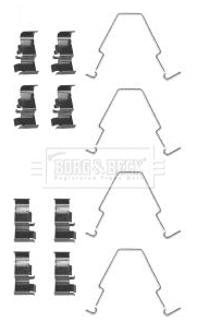 Accessory Kit, disc brake pad (BBK1322)