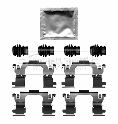 Accessory Kit, disc brake pad (BBK1658)