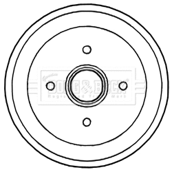 Brake Drum (BBR7238)
