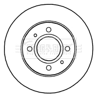 Brake Disc (BBD4653)