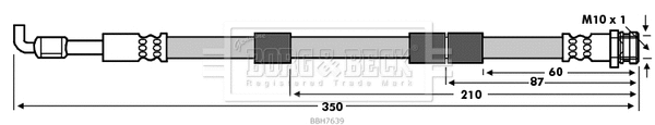 Brake Hose (BBH7639)