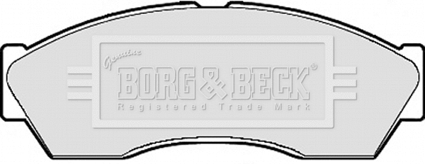 Brake Pad Set, disc brake (BBP2118)