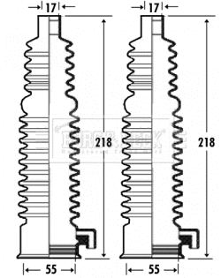 Bellow Kit, steering (BSG3301)