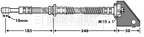 Brake Hose (BBH7463)