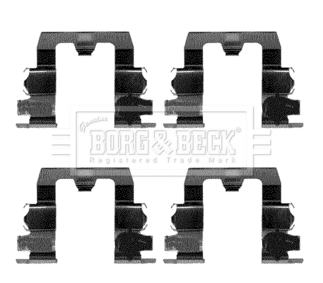 Accessory Kit, disc brake pad (BBK1079)