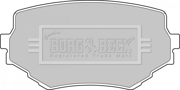 Brake Pad Set, disc brake (BBP1597)