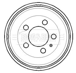 Brake Drum (BBR7114)