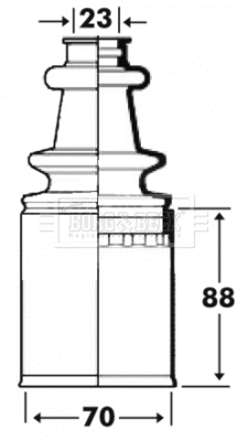 Bellow Kit, drive shaft (BCB2913)