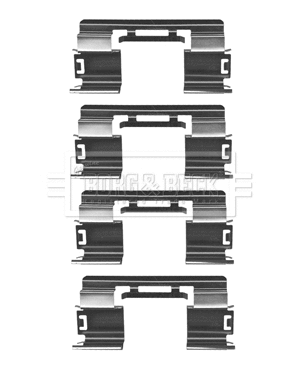 Accessory Kit, disc brake pad (BBK1266)