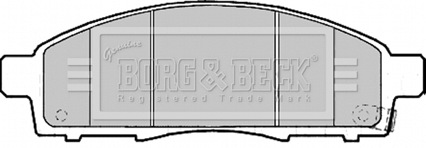 Brake Pad Set, disc brake (BBP2189)