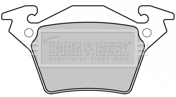 Brake Pad Set, disc brake (BBP1670)
