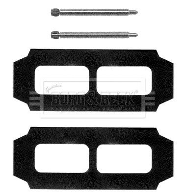Accessory Kit, disc brake pad (BBK1067)