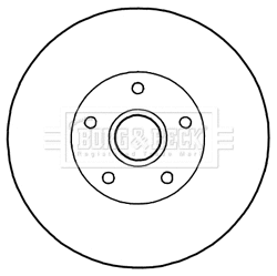 Brake Disc (BBD5838S)