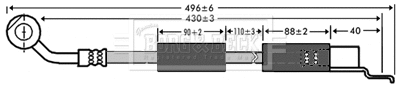 Brake Hose (BBH7331)
