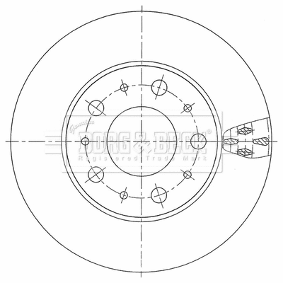 Brake Disc (BBD6125S)