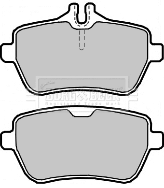 Brake Pad Set, disc brake (BBP2366)