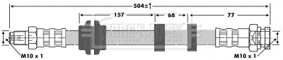 Brake Hose (BBH6731)